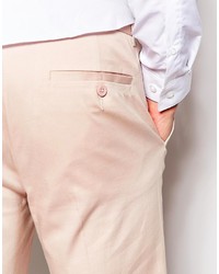 Asos Brand Skinny Fit Cropped Smart Pants