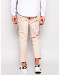 Asos Brand Skinny Fit Cropped Smart Pants