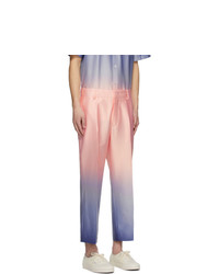 Sies Marjan Pink And Blue Alex Degrade Trousers
