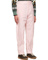 Henrik Vibskov Pink Cotton Trousers