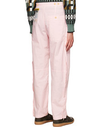 Henrik Vibskov Pink Cotton Trousers