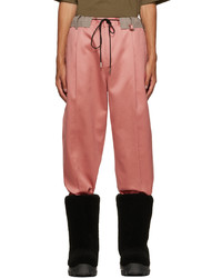 Sacai Pink Cotton Trousers
