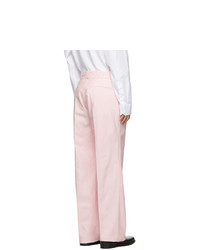 Raf Simons Pink Illusions Straight Fit Trousers