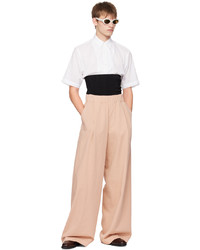 Dries Van Noten Pink Oversized Trousers