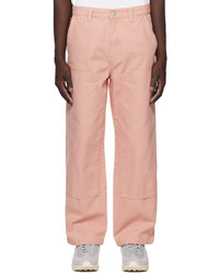 Stussy Pink Paneled Trousers