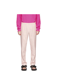 Tibi Pink Pull On Trousers