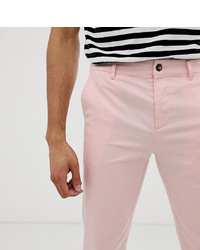 ASOS DESIGN Tall Slim Chinos In Pastel Pink