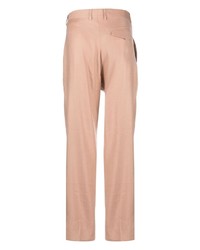Costumein Tapered Leg Cotton Linen Blend Chino Pants