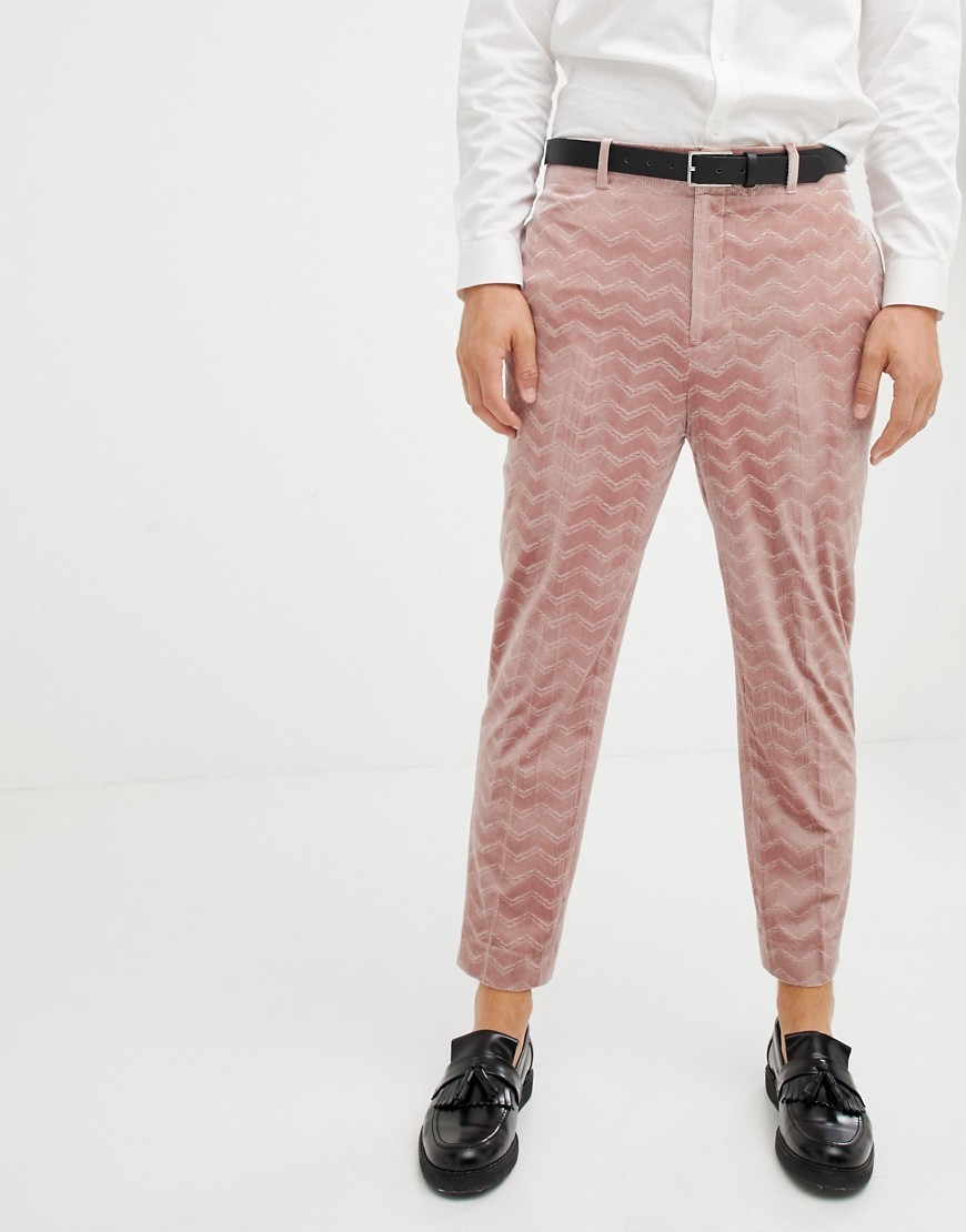 Buy Arrow Tapered Fit Patterned Mid Rise Formal Trousers - NNNOW.com