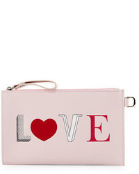 Longchamp Kiss Love Flat Clutch Bag