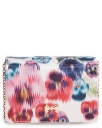 Ted Baker London Expressive Pansy Clutch Pink