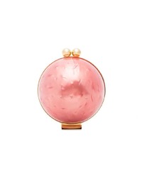 Marzook Pink Lucid Pearlescent Sphere Clutch