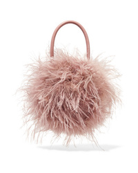 Loeffler Randall Zadie Feather And Leather Tote