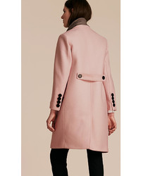 Burberry Boiled Wool Tailored Coat