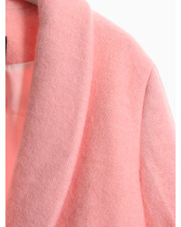 Choies Pink Lapel Coat