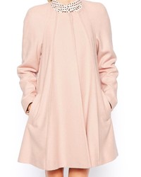 Asos Collection Coat In Trapeze With Seam Detail