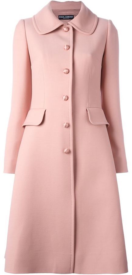 Dolce & Gabbana Single Breasted Coat, $3,045 | farfetch.com 