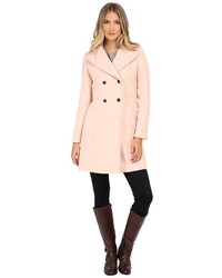 Cole Haan Double Breasted Coat With Knotch Collar