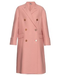 Alexander McQueen Double Breasted Wool And Cashmere Blend Coat