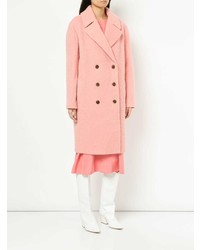 Tibi Luxe Double Breasted Coat