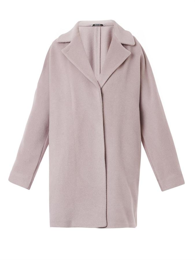 Maison Margiela Notch Lapel Wool Blend Coat, $2,202 | MATCHESFASHION ...