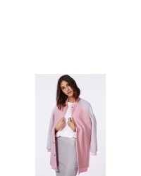 Missguided Lexy Longline Wool Coat Pink