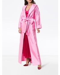 Rosie Assoulin Oversized Sash Silk Coat