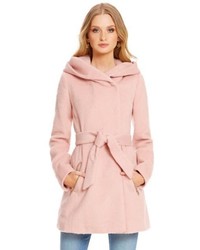 GUESS Oversized Shawl Collar Mohair Wrap Coat