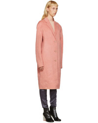 Acne Studios Pink Avalon Doubl Coat