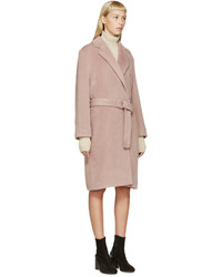 Acne Studios Pink Mohair Elga Coat