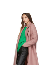 Harris Wharf London Pink Oversized Fitted Coat
