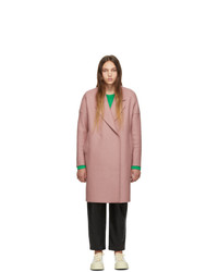 Harris Wharf London Pink Oversized Fitted Coat