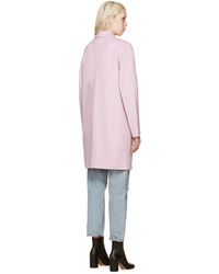 Acne Studios Pink Wool Cashmere Elsa Coat