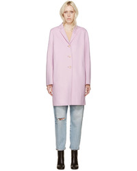 Acne Studios Pink Wool Cashmere Elsa Coat