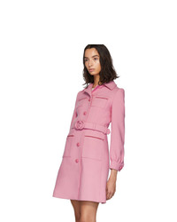Gucci Pink Wool Short Coat