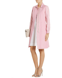Sonia By Sonia Rykiel Twill Paneled Cotton And Linen Blend Coat