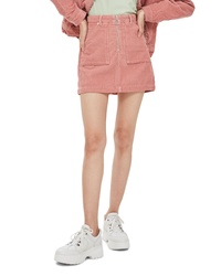 Pink Corduroy Mini Skirts for Women | Lookastic
