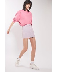 Topshop High Rise Corduroy Miniskirt