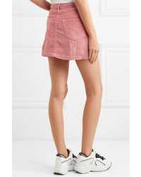 Grlfrnd Zamira Cotton Blend Corduroy Mini Skirt
