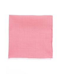 Pink Cotton Pocket Square