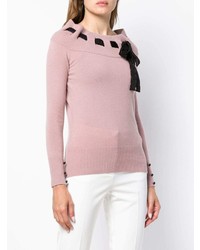 Blumarine Bow Detail Sweater