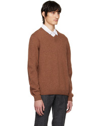 Sunspel Brown Sweater