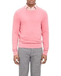 Massimo Alba Cashmere Crewneck Sweater Pink