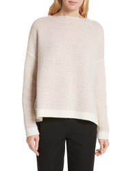 Nordstrom Signature Cashmere Waffle Stitch Pullover