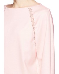 Chloé Chlo Embroidered Lace Trim Pullover