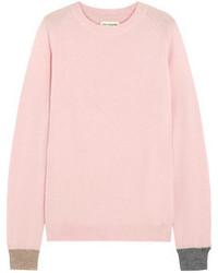 Chinti and Parker Contrast Cuff Cashmere Sweater