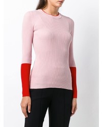Sportmax Contrast Sleeve Fitted Sweater