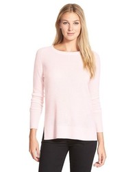 Halogen Crewneck Cashmere Pullover Sweater Pink Long Sleeve NWT