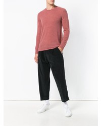 Closed Long Sleeve Fitted Sweater