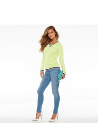 Juicy Couture Marled Neon Pullover Sweater